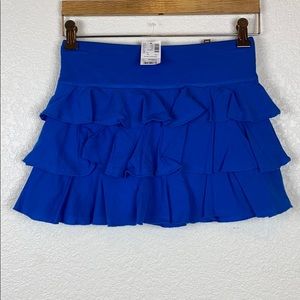 Limited Too Ruffle Skirt Blue Girls Size 12 NEW